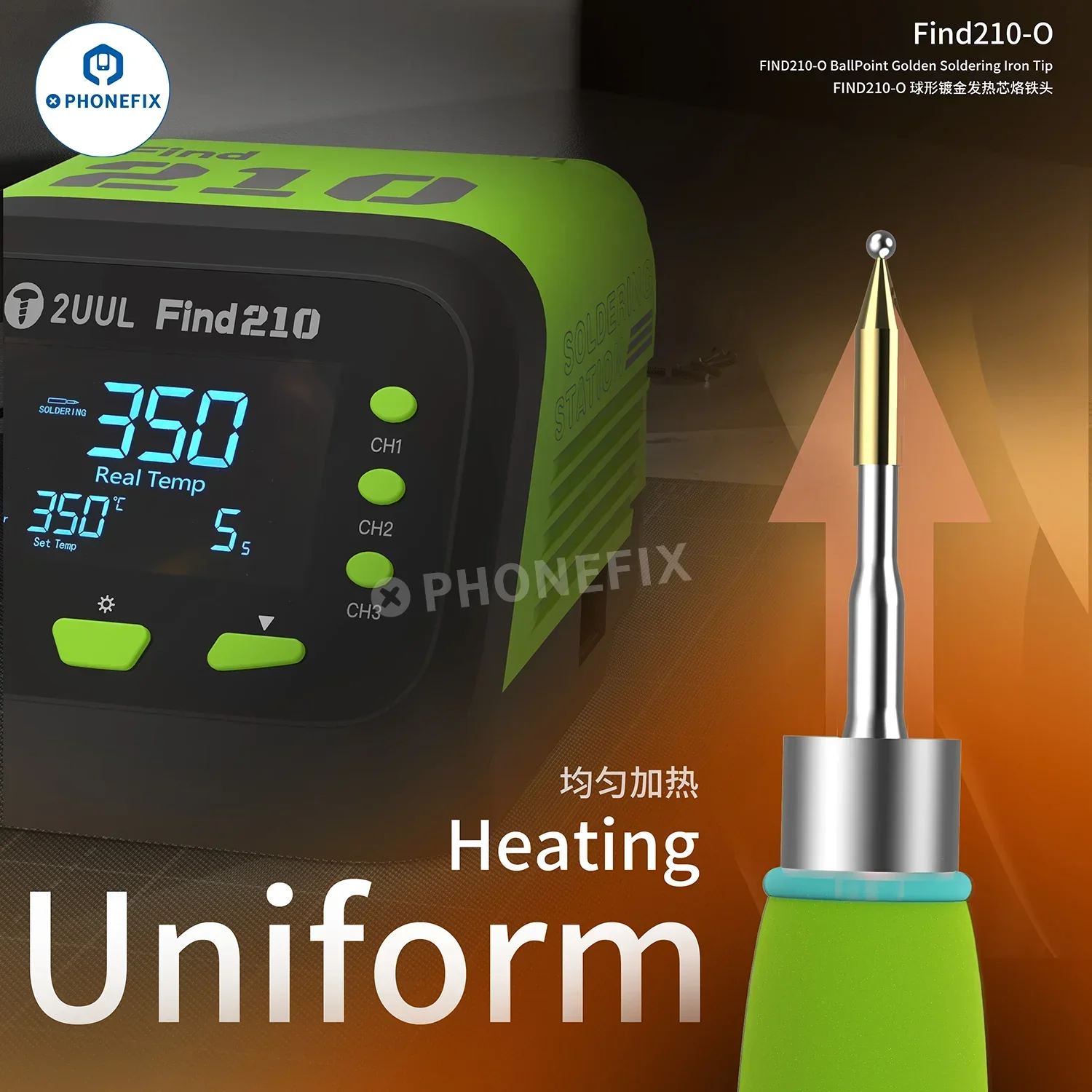2UUL FD01 Find210 Soldering Station with AC Transformer - Image 15