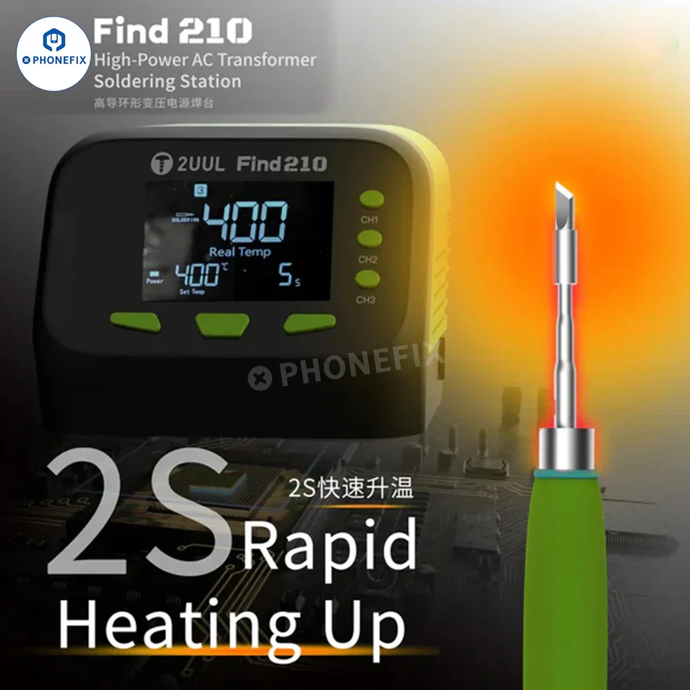 2UUL FD01 Find210 Soldering Station with AC Transformer - Image 4