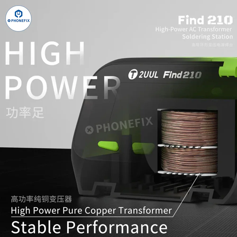 2UUL FD01 Find210 Soldering Station with AC Transformer - Image 7
