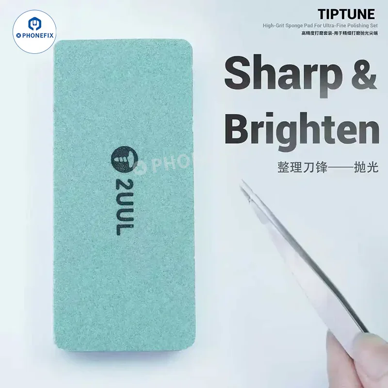 2UUL FM02 TipTune Tweezers Grinding Polishing Pad Sandpaper Set - Image 6