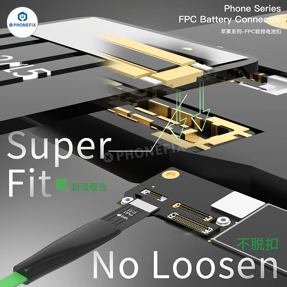 2UUL FPC Battery Connector Buckle for iPhone Android Phones - Image 2