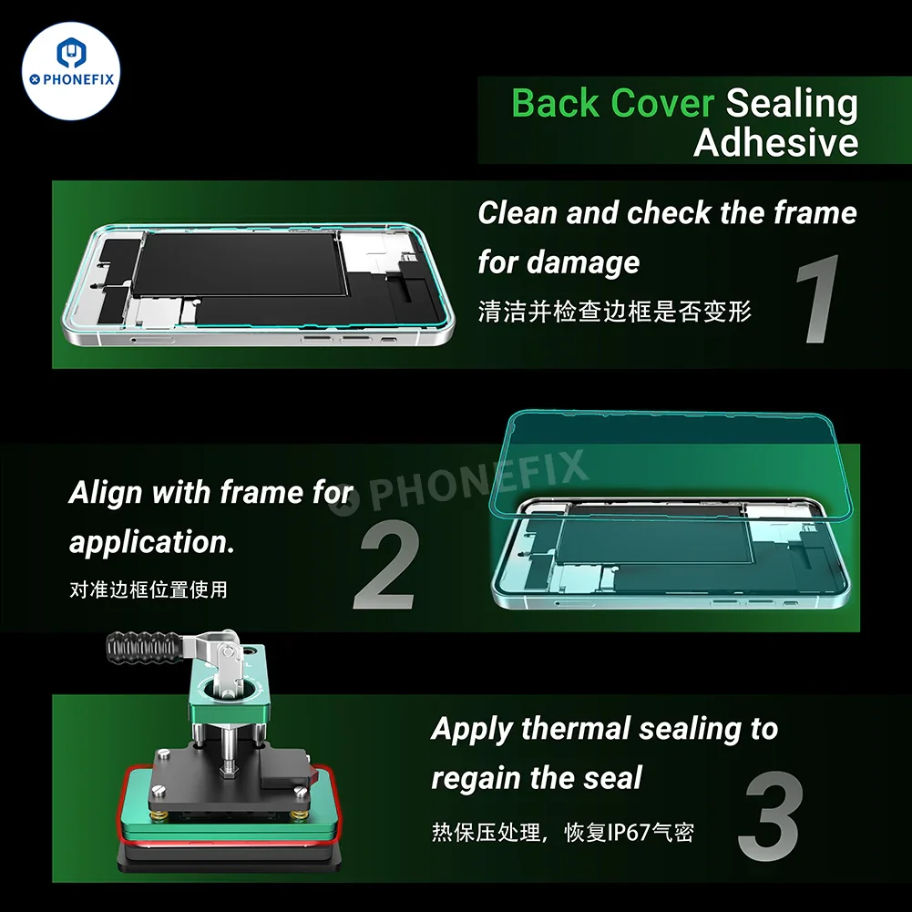 2UUL iPhone Back Cover Sealing Adhesive Pre-cut Double-sided Tape - Image 4