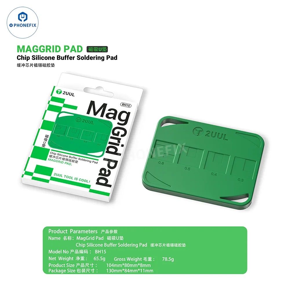 2UUL MagGrid Pad Phone CPU BGA IC Soldering Magnetic Silicone Mat - Image 6