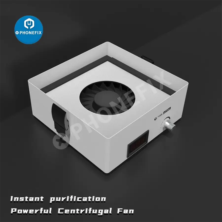 2UUL Mini Soldering Smoke Cleaner Fume Extractor Air Filter For Phone Repair - Image 8