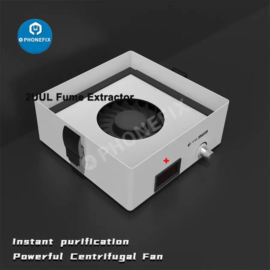 2UUL Mini Soldering Smoke Cleaner Fume Extractor Air Filter For Phone Repair - Image 9
