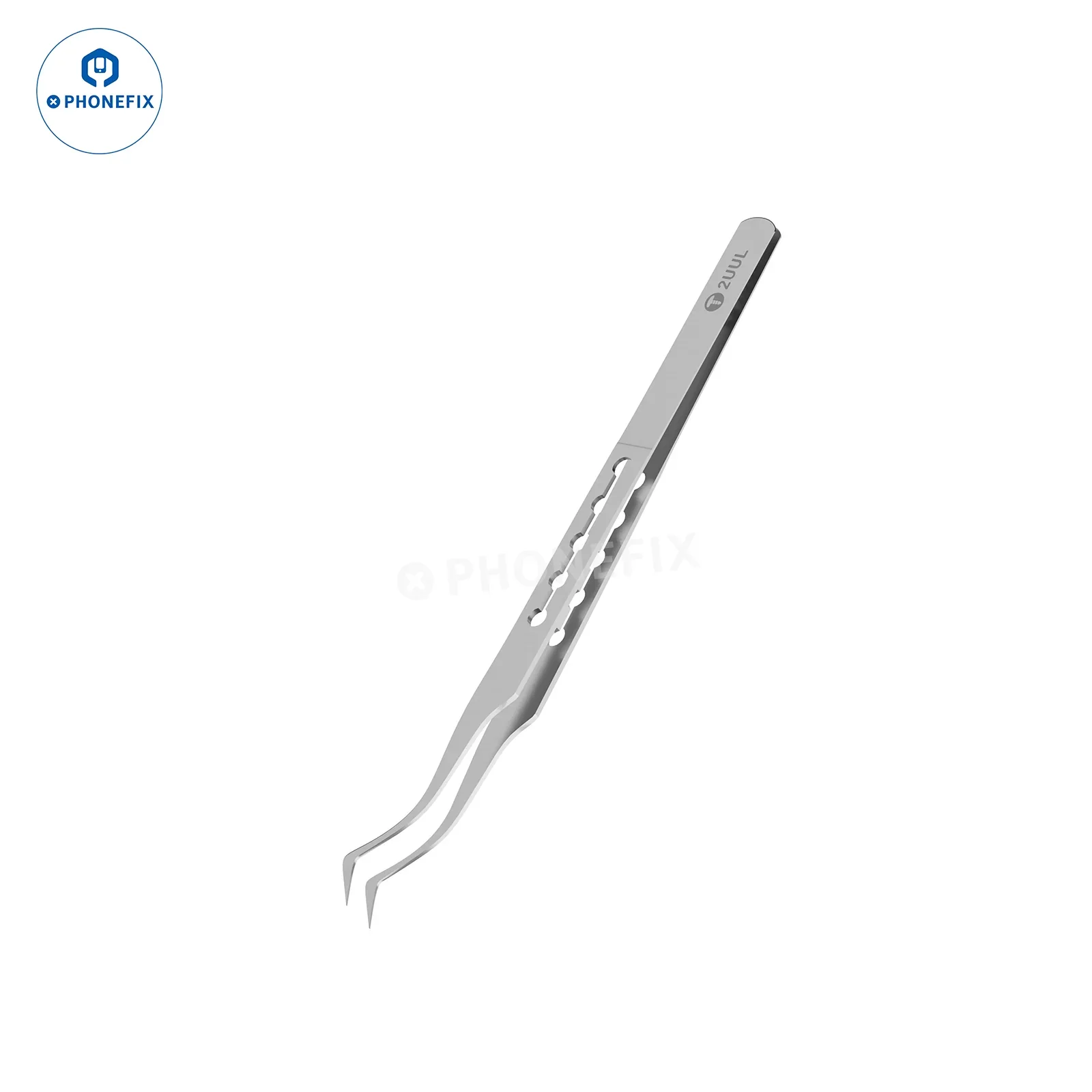 2UUL Non-magnetic Purple Titanium Tweezers Phone PCB Repair Tool - Image 8