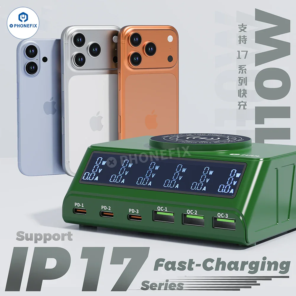 2UUL PC11 Multi-Port Wireless Charging Station for Mobile Phone Repair - Image 2