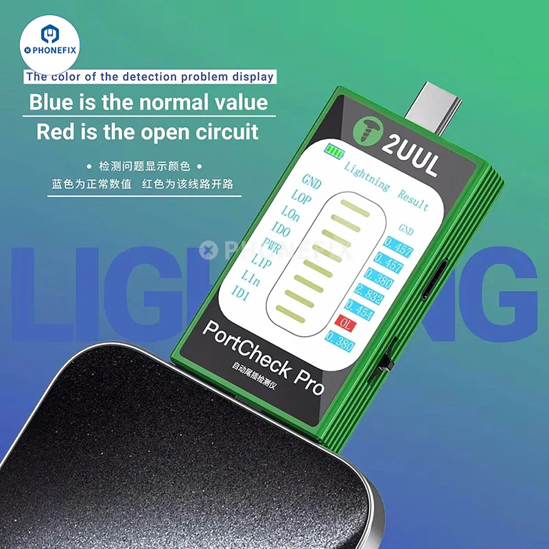 2UUL PortCheck Pro Lightning Type-C Charging Tail Plug Detector - Image 4