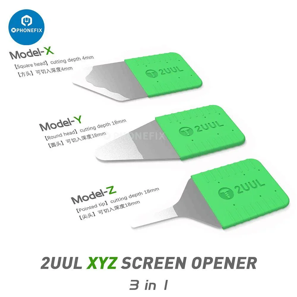 2UUL Razor-Sharp Blade XYZ Screen Opener Disassembly Tool Set - Image 8