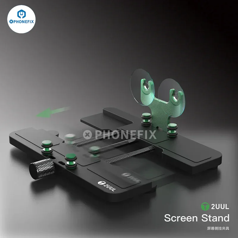 2UUL Rotatable Screen Stand LCD Side Hanging Clamp Fixture - Image 4