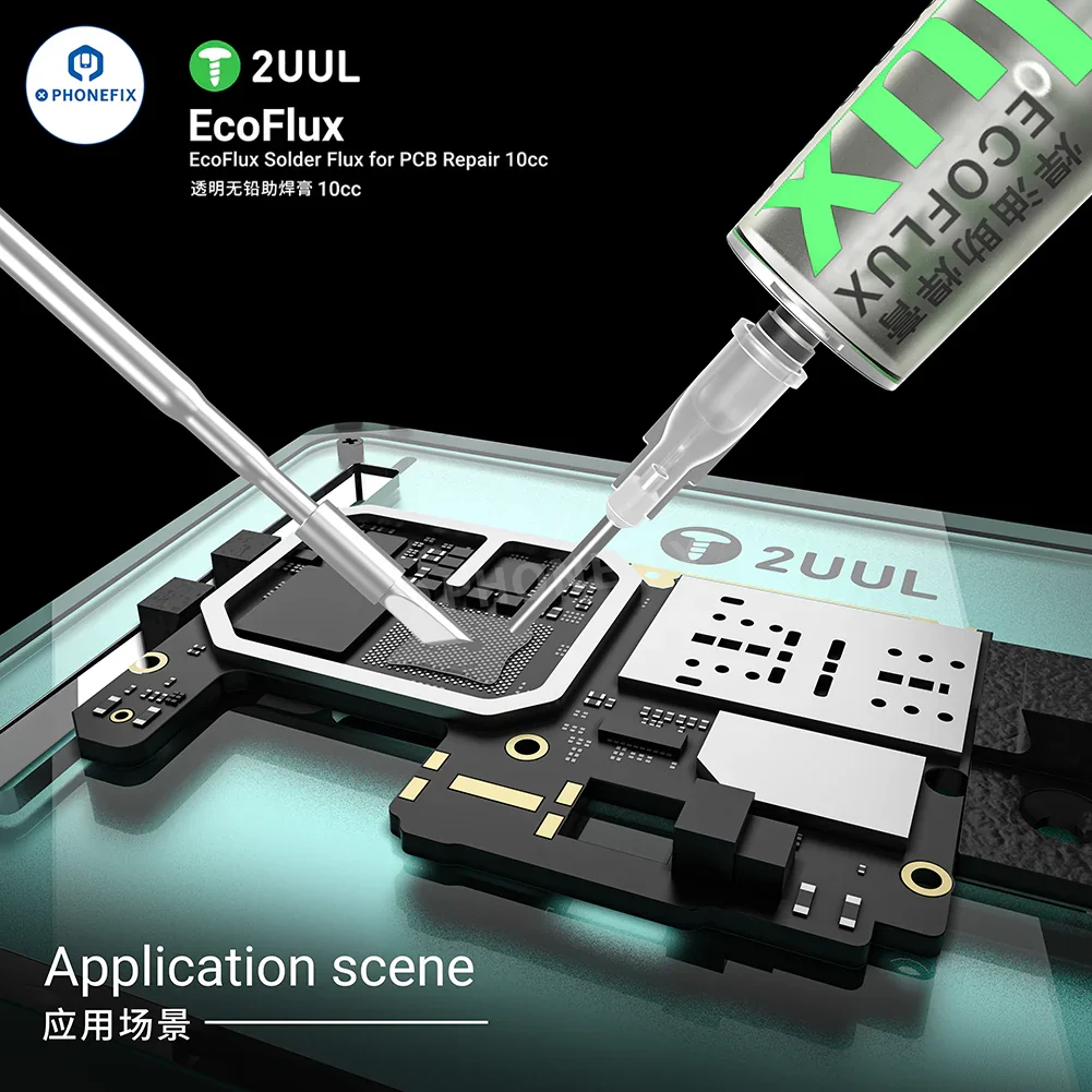 2UUL SC17 SC11 EcoFlux Solder Flux Lead-free Paste for PCB Repair - Image 10