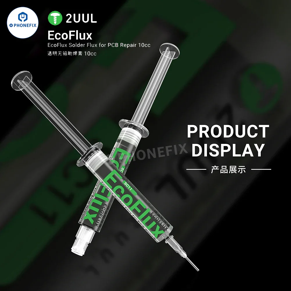 2UUL SC17 SC11 EcoFlux Solder Flux Lead-free Paste for PCB Repair - Image 12