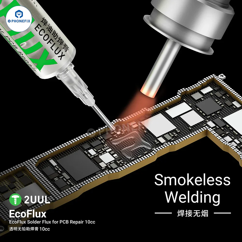 2UUL SC17 SC11 EcoFlux Solder Flux Lead-free Paste for PCB Repair - Image 5