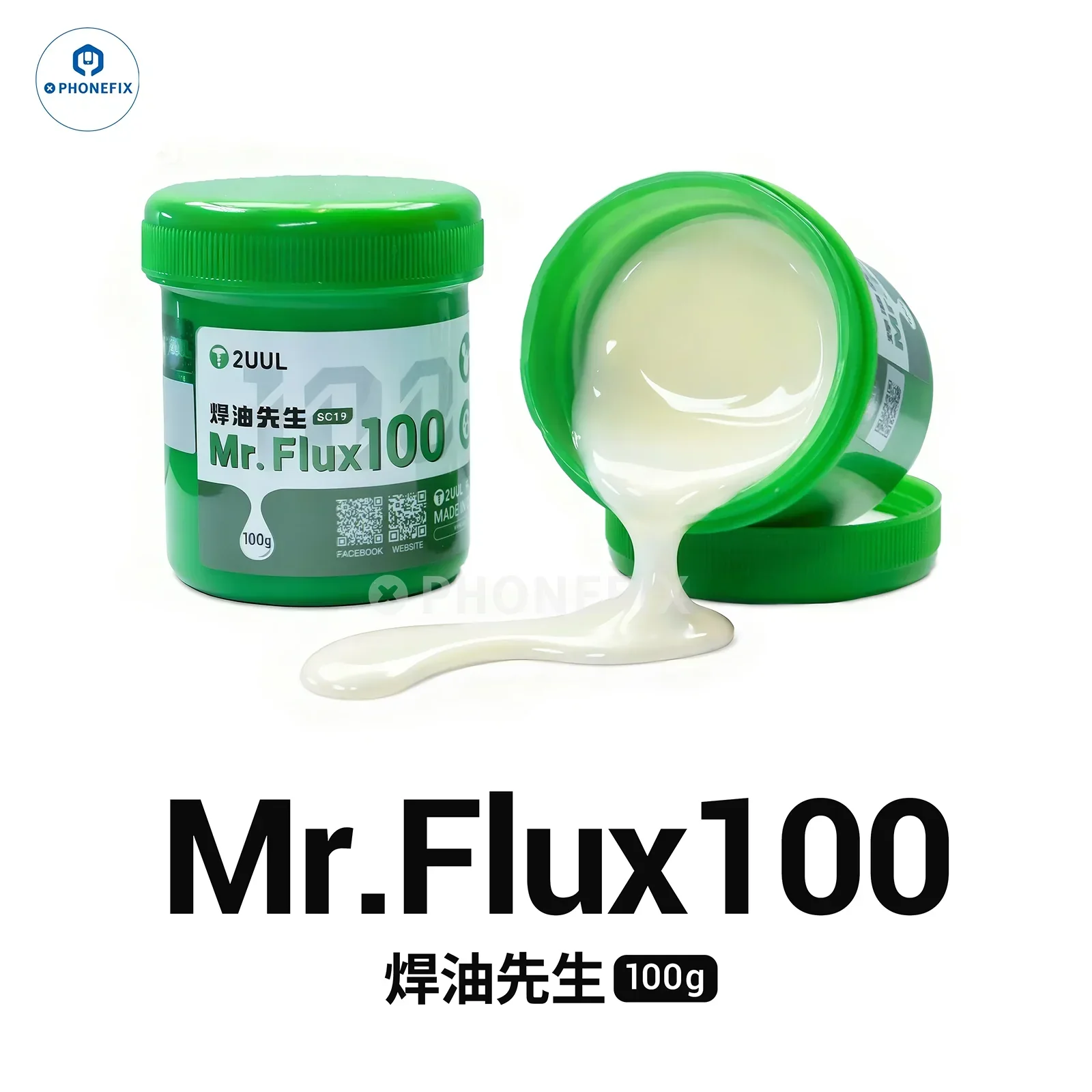 2UUL SC17 SC11 EcoFlux Solder Flux Lead-free Paste for PCB Repair - Image 8