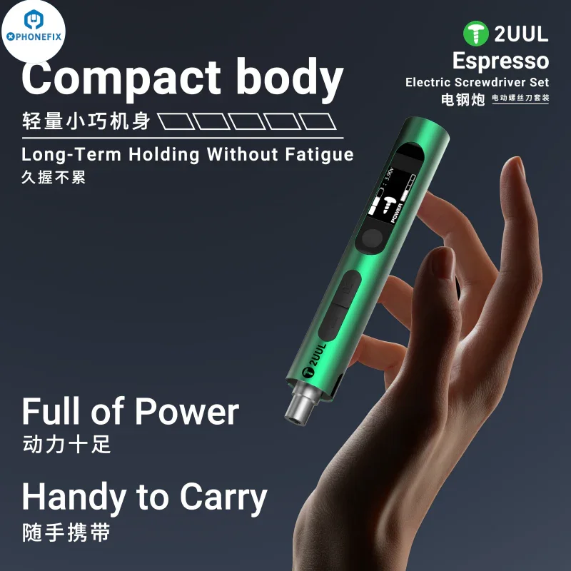 2UUL SD11 Espresso Electric Screwdriver Phone Disassembly Tool - Image 3