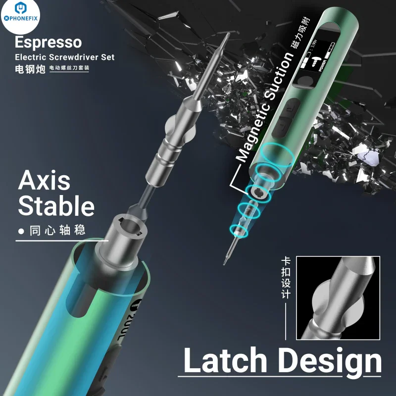 2UUL SD11 Espresso Electric Screwdriver Phone Disassembly Tool - Image 5
