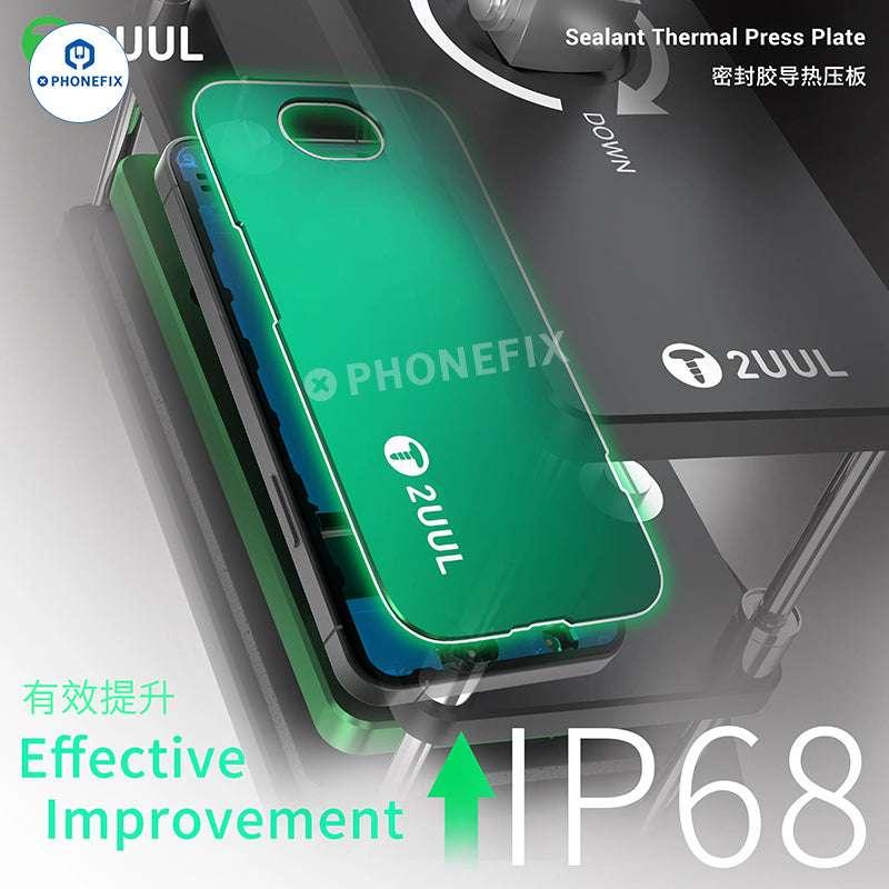 2UUL Sealant Thermal Press Plate For iPhone 12-16 Pro Max Screen Repair - Image 2
