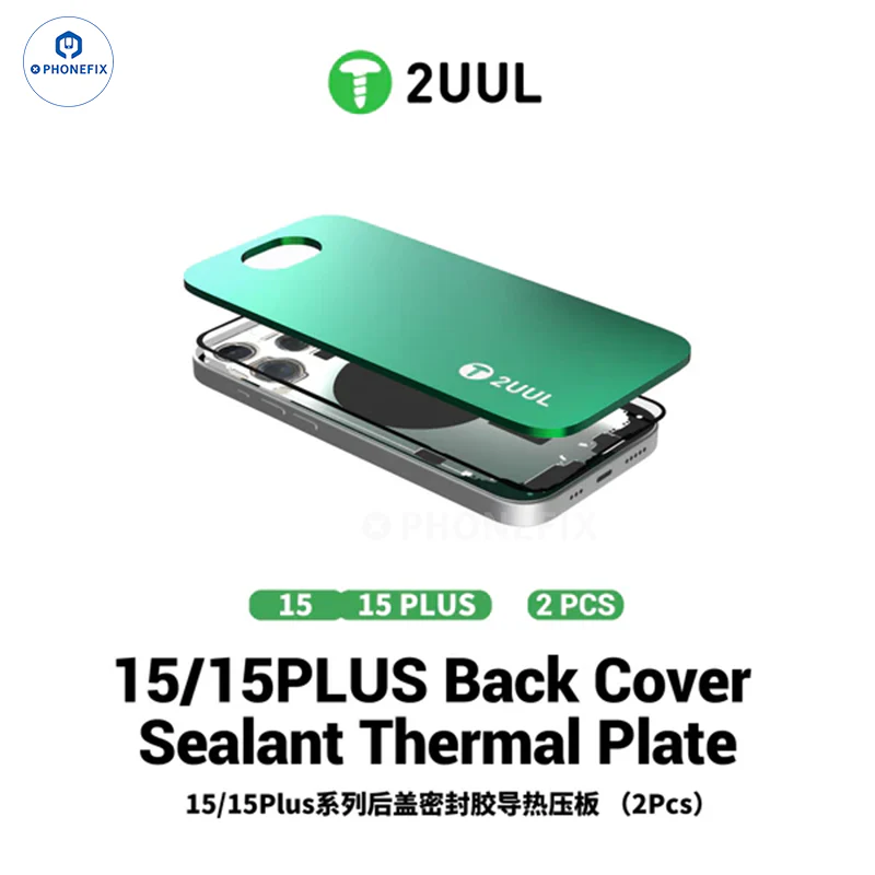 2UUL Sealant Thermal Press Plate For iPhone 12-16 Pro Max Screen Repair - Image 7