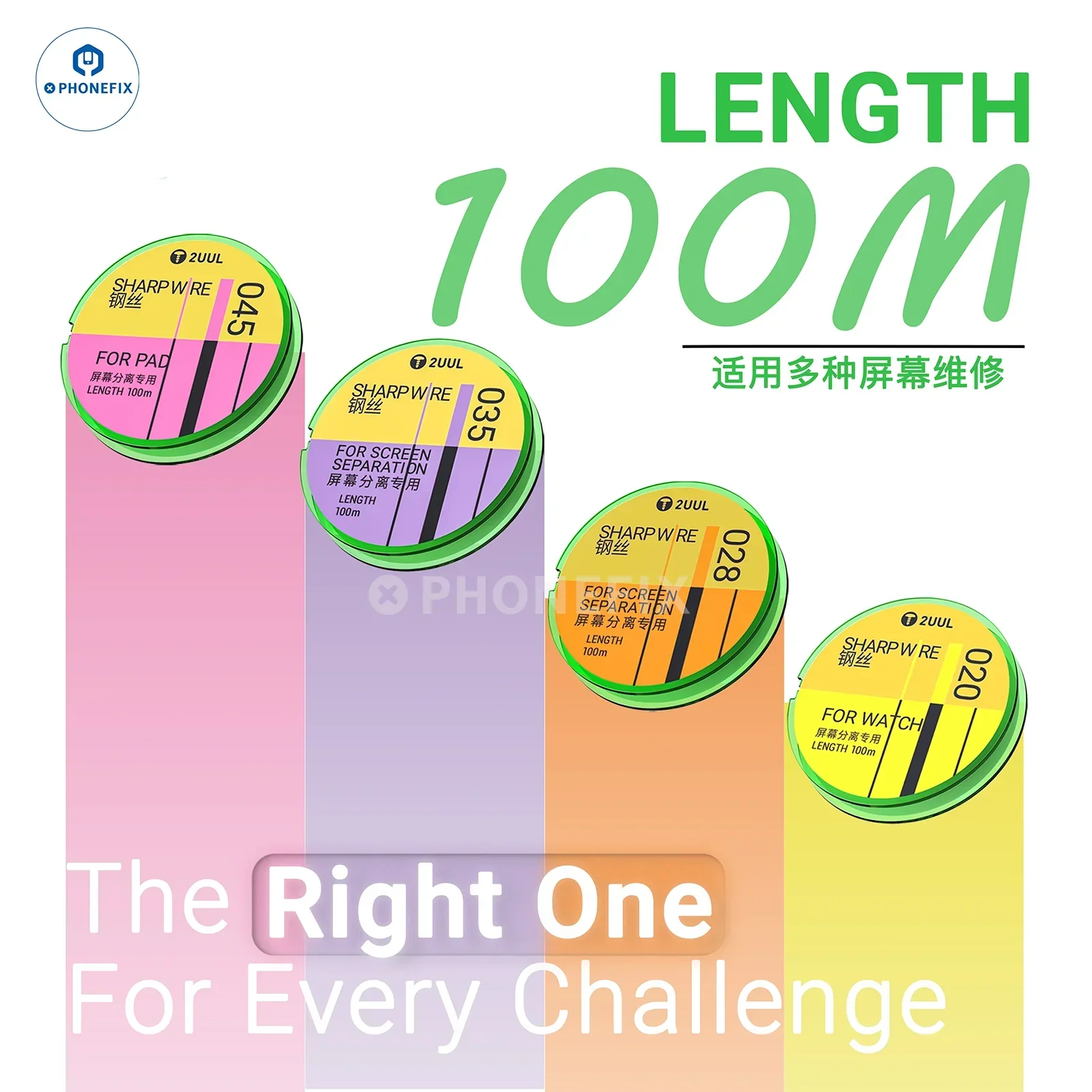 2UUL Sharp Wire 0.02/0.028/0.035/0045mm for Screen Separation - Image 2