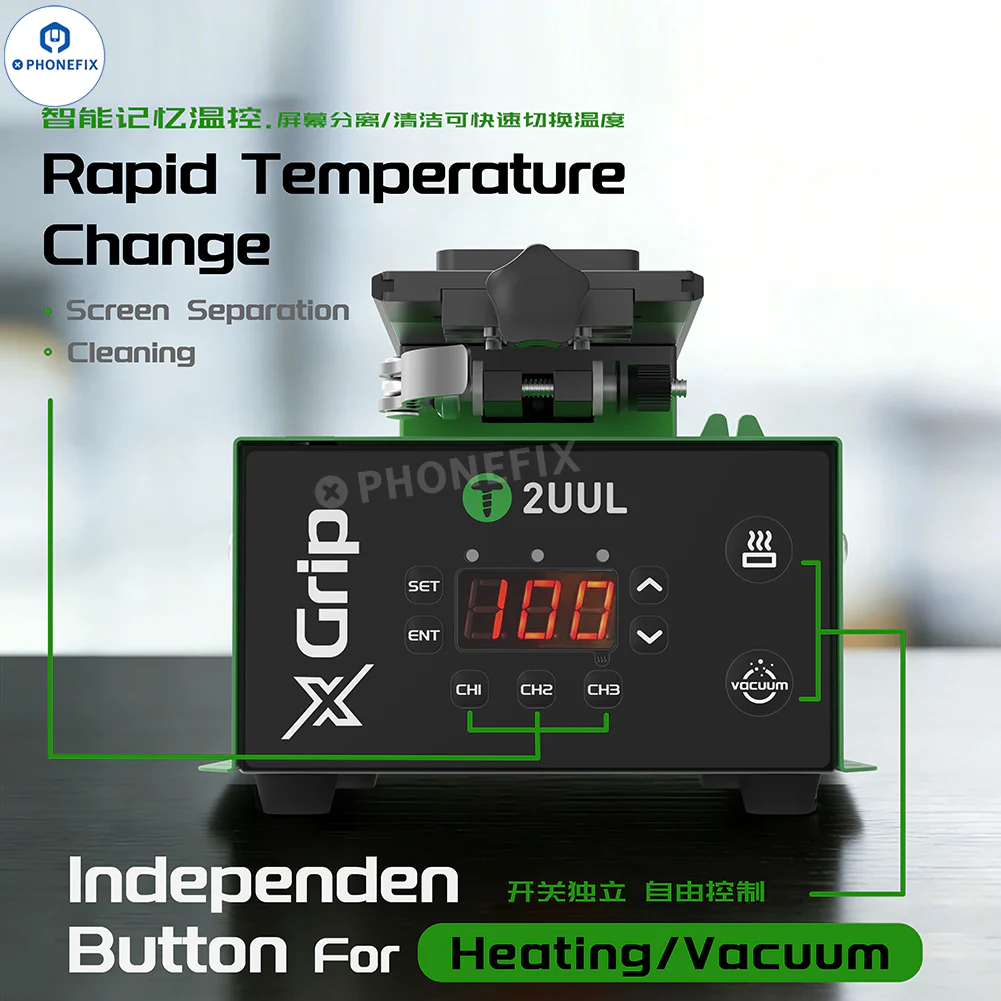 2UUL SP01 Grip X Phone Screen Heating Separator with Suction Pad - Image 6