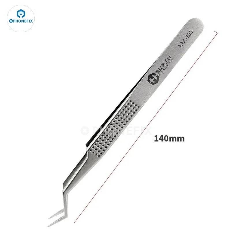 2UUL Stainless Steel Long 3D Tweezers For Phone Jewelry Repair - Image 10