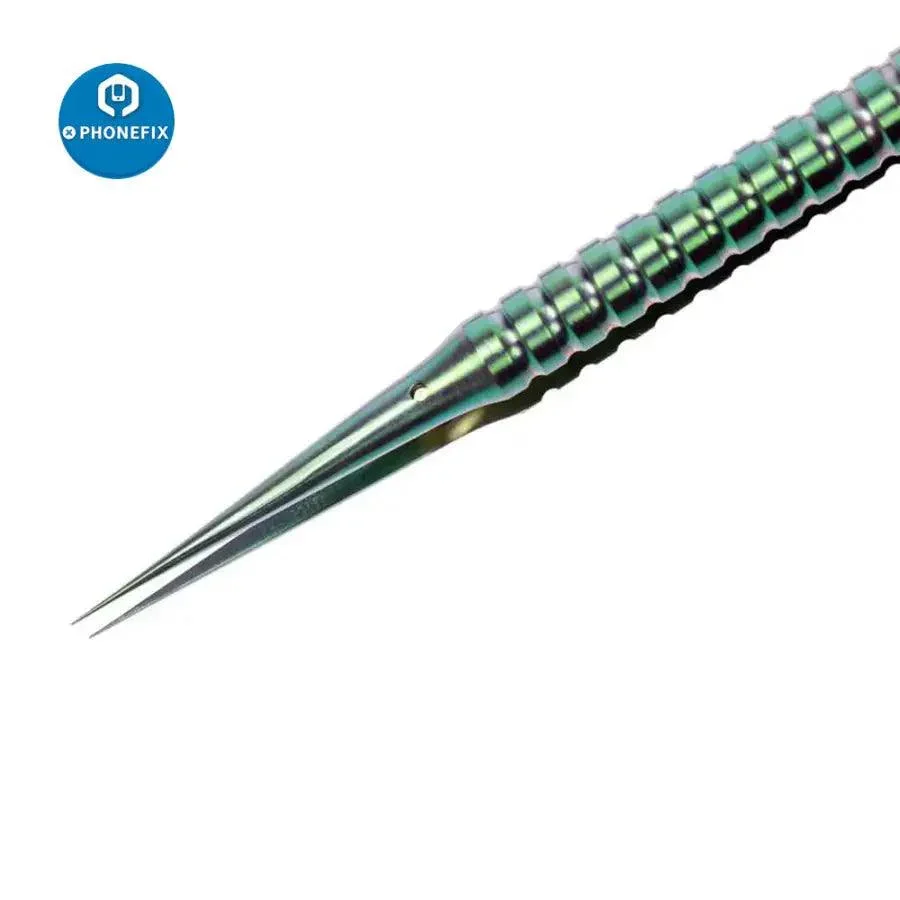 2UUL Straight Curved Head Titanium Alloy Tweezers For Phone Repair - Image 3