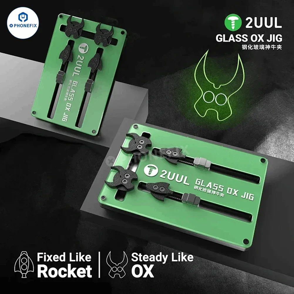 2UUL THE SMILE JIG OX Glass Fixture Phone PCB IC Soldering Clamp - Image 2