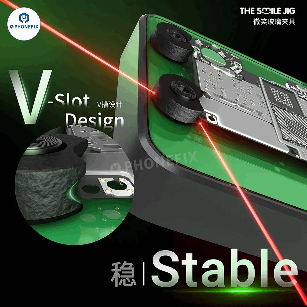 2UUL THE SMILE JIG OX Glass Fixture Phone PCB IC Soldering Clamp - Image 7