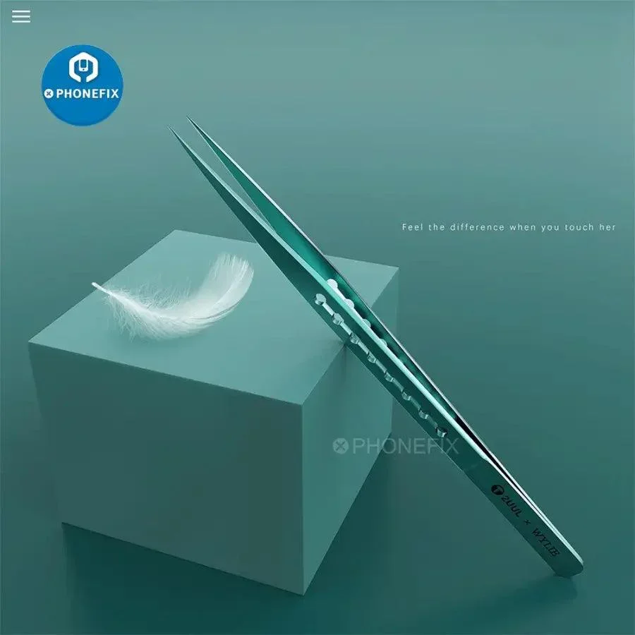 2UUL Ti11 Titanium Alloy Tweezers iPhone Fingerprint Tweezers - Image 2