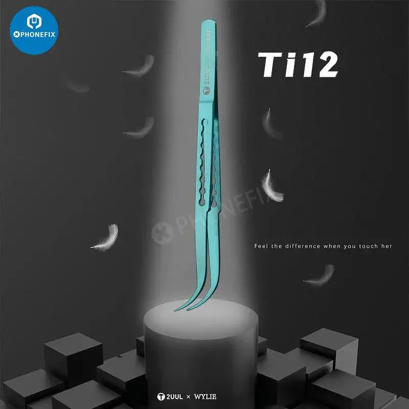 2UUL Ti11 Titanium Alloy Tweezers iPhone Fingerprint Tweezers - Image 4