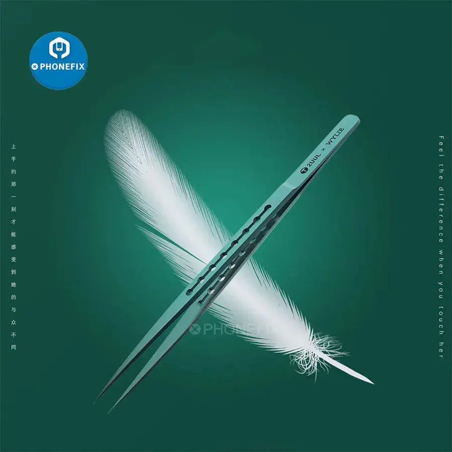 2UUL Ti11 Titanium Alloy Tweezers iPhone Fingerprint Tweezers - Image 7