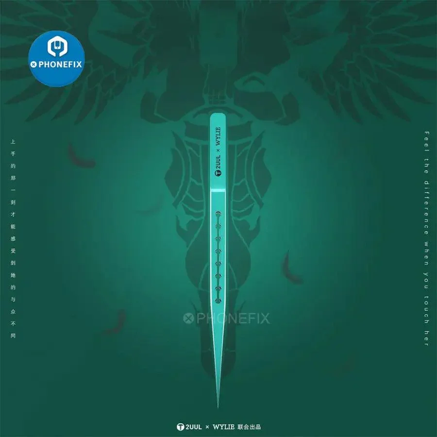2UUL Ti11 Titanium Alloy Tweezers iPhone Fingerprint Tweezers - Image 8