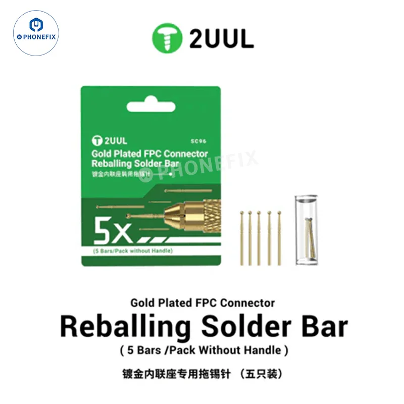 2UUL Tinning Needle Gold Plated FPC Connector Reballing Solder Bar - Image 5