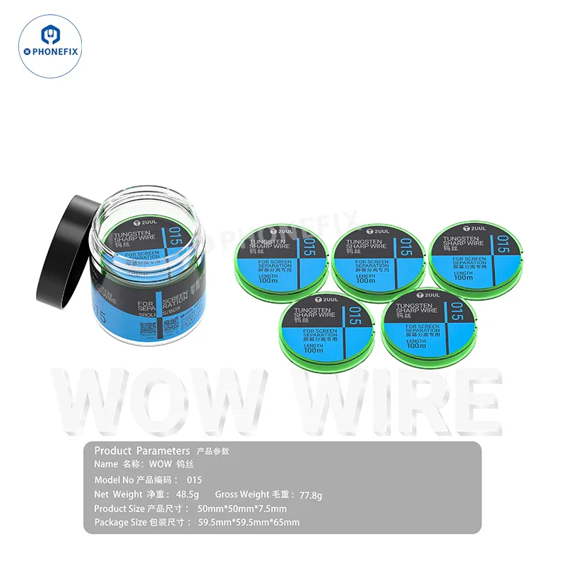 2UUL Tungsten Sharp 0.035/0.028/0.015mm Screen Separation Wire - Image 10