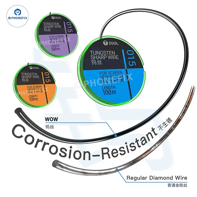 2UUL Tungsten Sharp 0.035/0.028/0.015mm Screen Separation Wire - Image 4