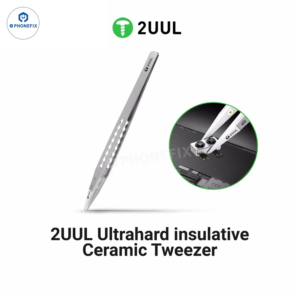 2UUL TW31 Ceramic Tweezers IC Component Disassembly Pickup Tool - Image 9
