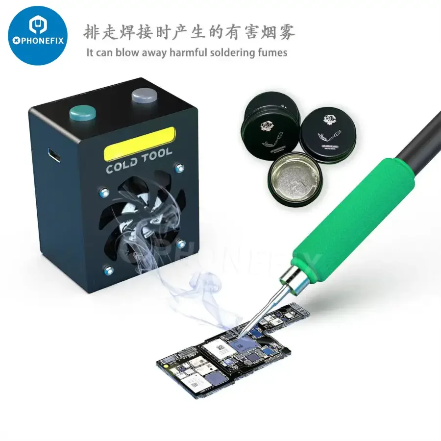 2UUL USB Mini Cooling Fan Welding Smoke Exhaustor - Image 11