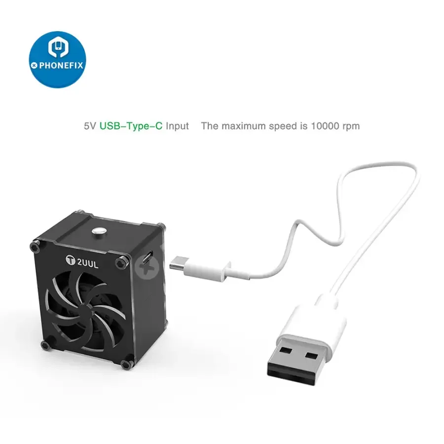 2UUL USB Mini Cooling Fan Welding Smoke Exhaustor - Image 6