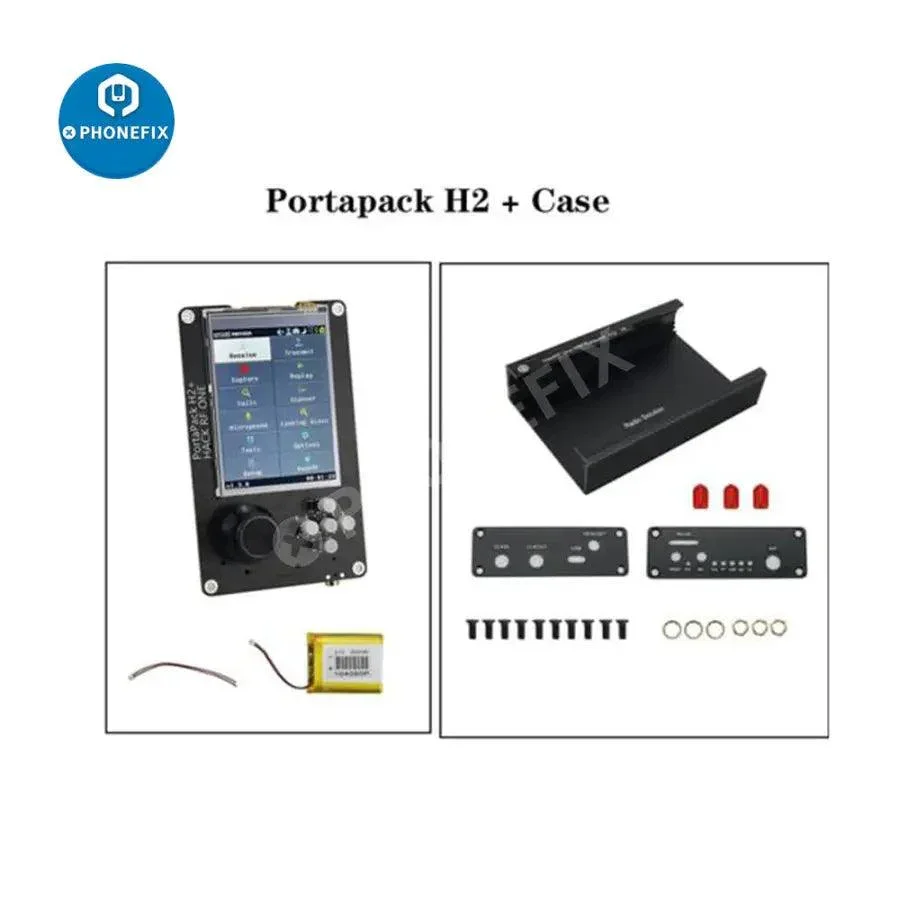 3.2" PortaPack H2+HackRF One+Antenna+Case Kit SDR Radio 1MHz-6GHz Assembled - Image 12