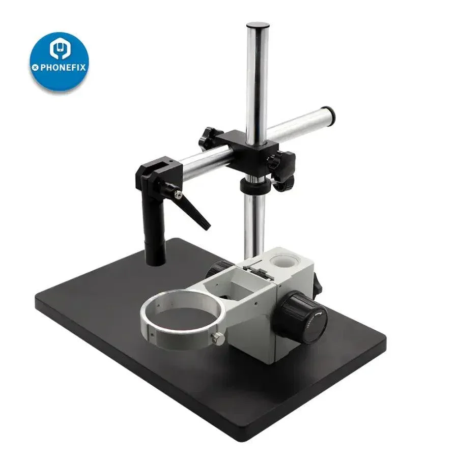 3.5-90X White Trinocular Stereo Microscope With Camera for Phone Soldering - Image 16