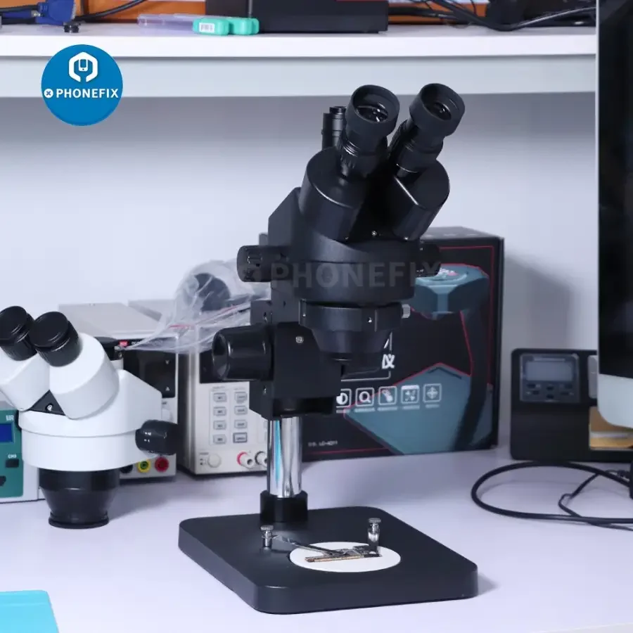 3.5X-180X Stereo Zoom Trinocular Microscope for PCB Inspection - Image 11