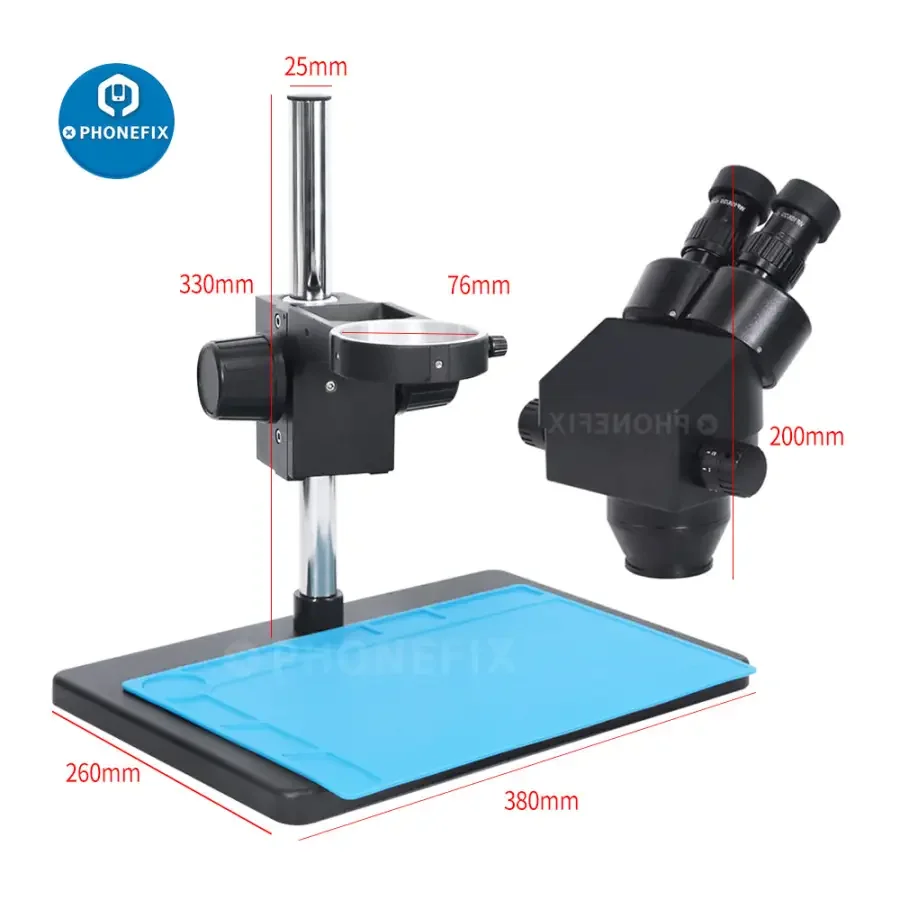 3.5X-90X Binocular Stereo Microscope With 56 Adjustable LED Light - Image 16