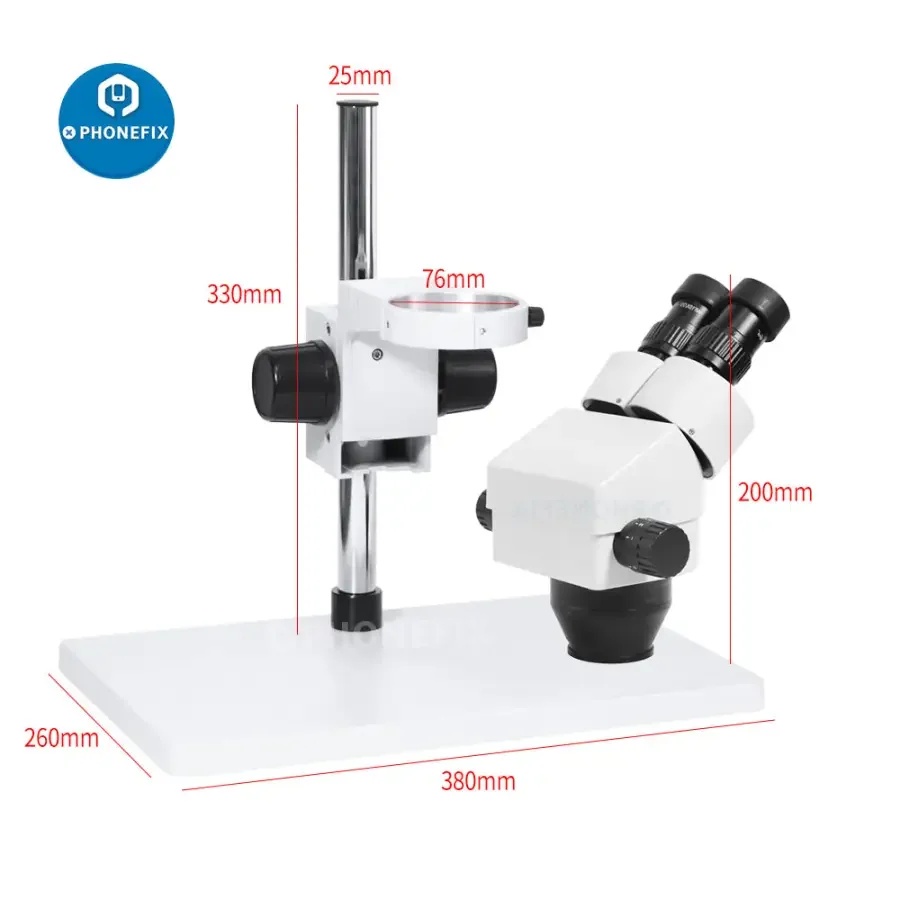 3.5X-90X Binocular Stereo Microscope With 56 Adjustable LED Light - Image 25