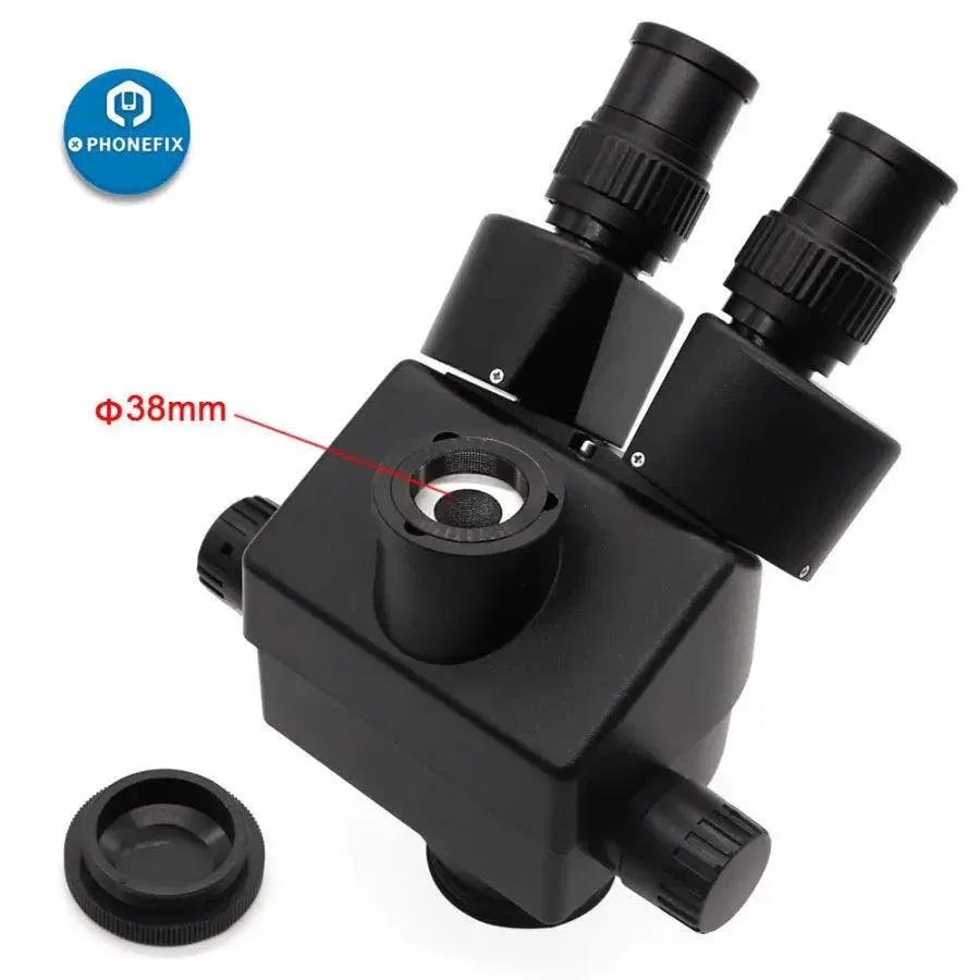 3.5X-90X Black Trinocular Stereo Microscope For Phone Motherboard Repair - Image 10