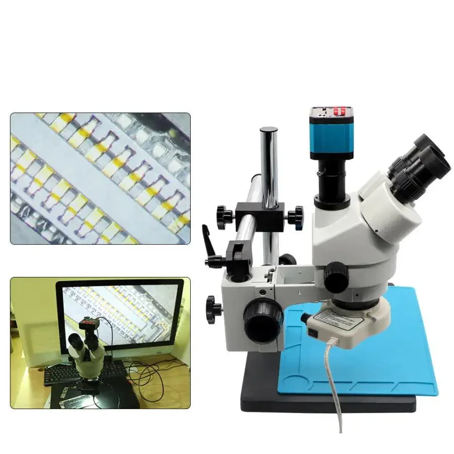 3.5X-90X Digital Trinocular Microscope with 38MP HDMI Video Camera - Image 4
