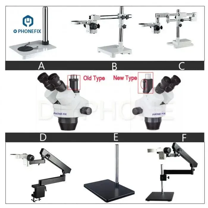 3.5X-90X Double Arm Trinocular Microscope with Industrial Camera - Image 5
