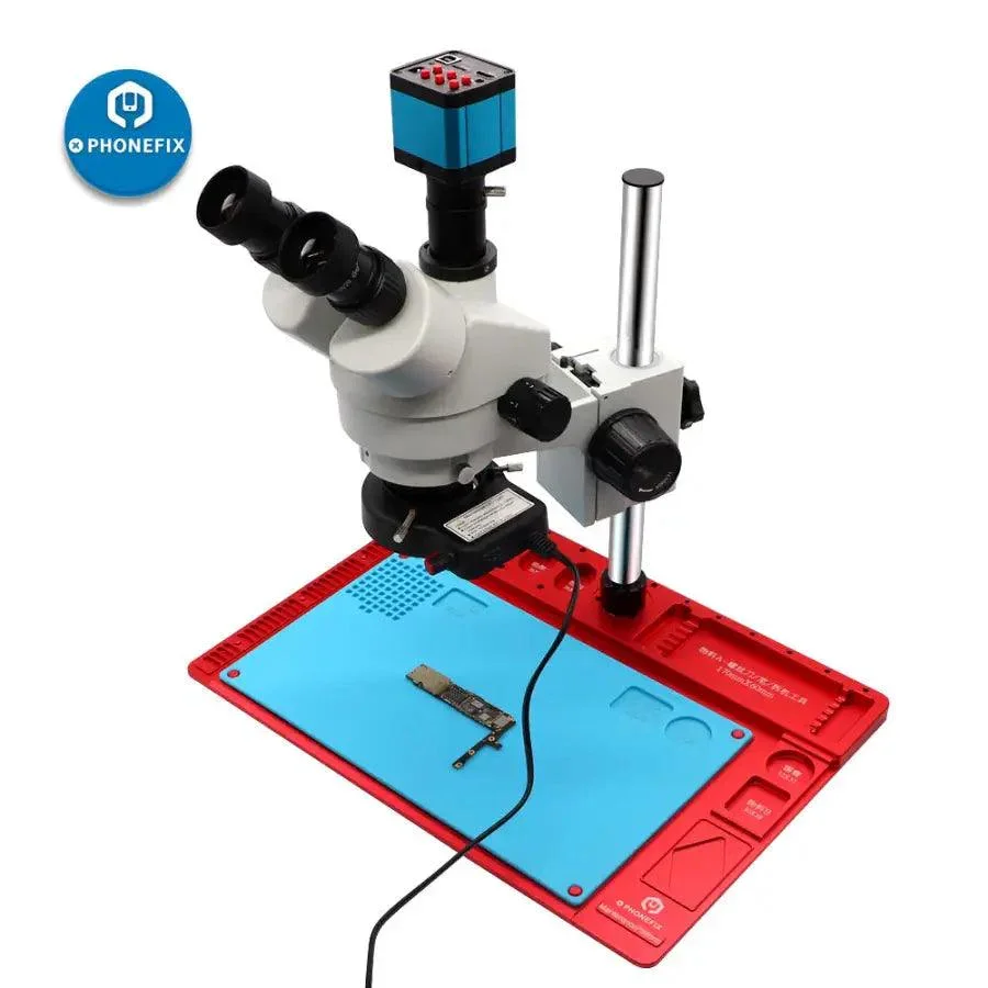 3.5X-90X Simul Trinocular Stereo Microscope for Phone PCB Soldering Repair - Image 6