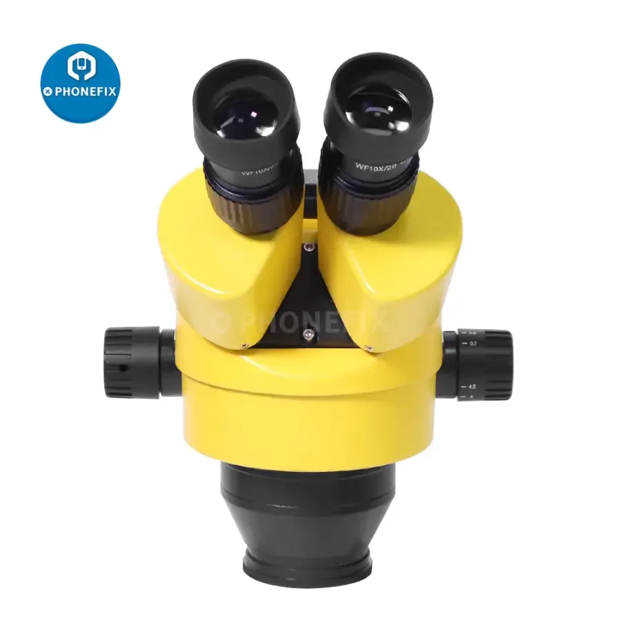 3.5X-90X Trinocular Zoom Stereo Microscope Head with 2.0X 0.5X Objective Lens - Image 4
