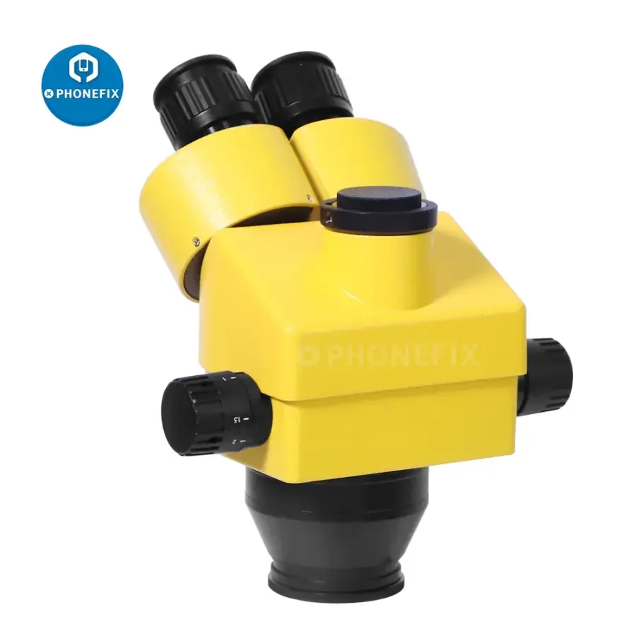 3.5X-90X Trinocular Zoom Stereo Microscope Head with 2.0X 0.5X Objective Lens - Image 5