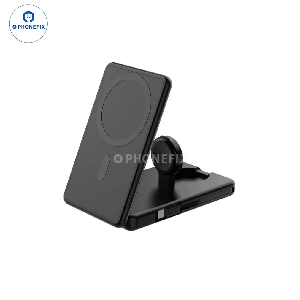 3 In 1 Magnetic Wireless Fast Charger Station Portable Power Bank - Image 3